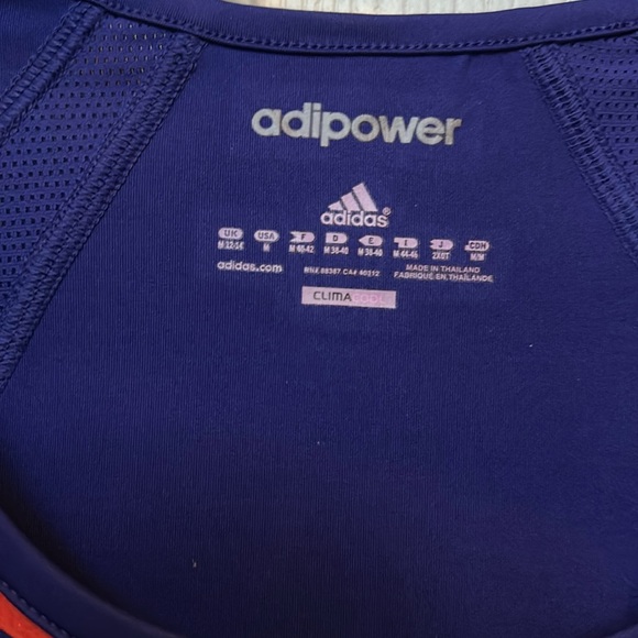 BOGO NWT Adidas Barricade Tennis/Pickleball/Golf Cap Sleeve Blue with Red … - Picture 2 of 3